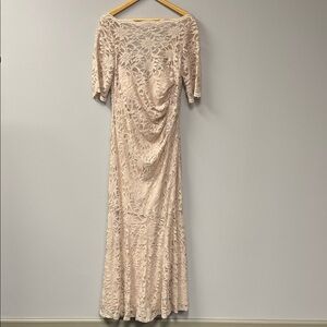 Lace Maxi Dress in Cream